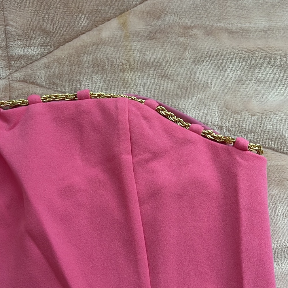 NEW MESHKI Pink mini dress - Picture 8 of 9